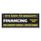 Signmission Financing Available Here No Credit Check Apply Now Banner Concession Stand Food Truck Single Sided B-120-30058 - alternate 1